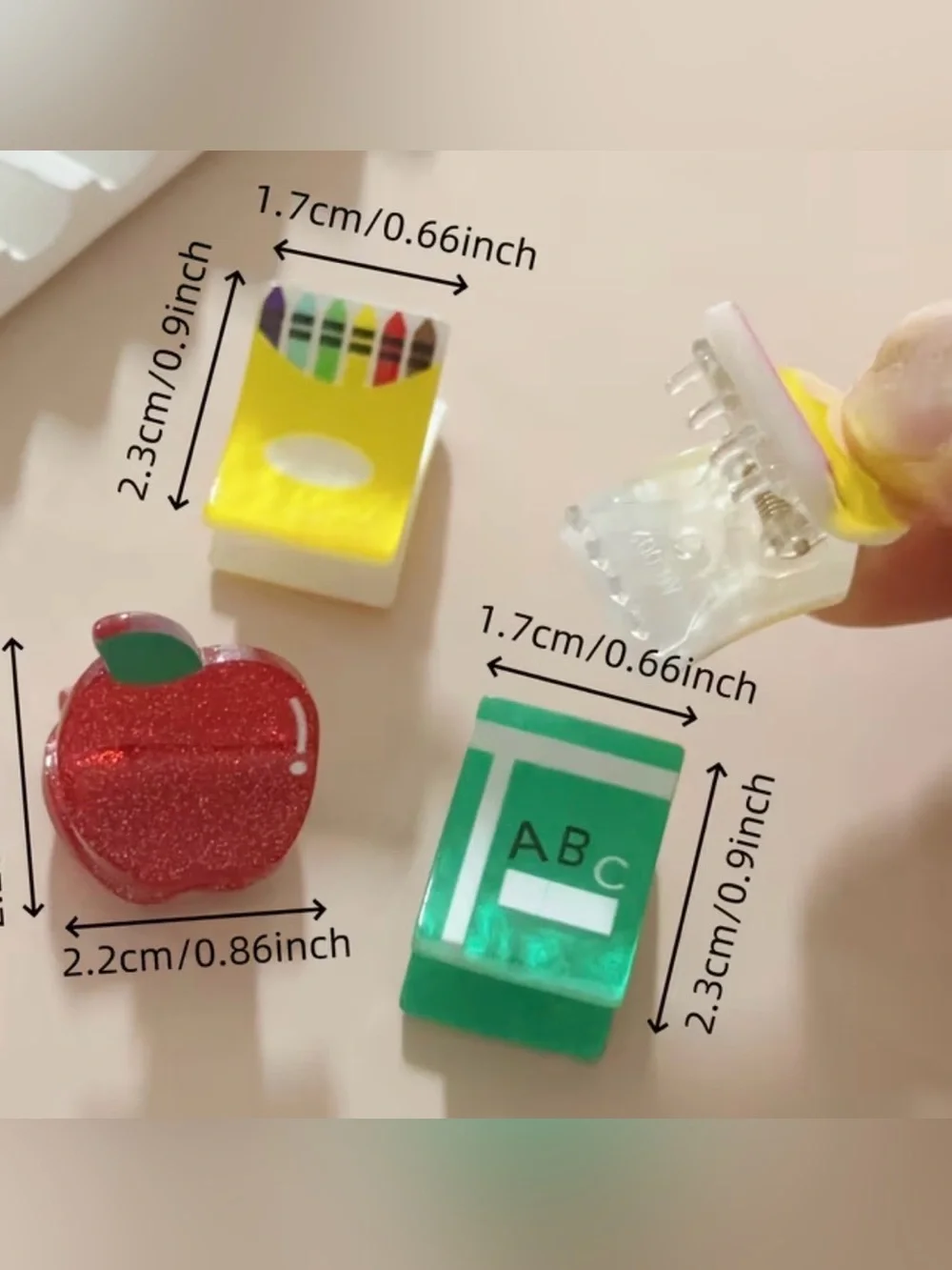 Mini hair clips